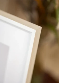 Ramme Globe Hvid - Valgfri Størrelse (Akrylglas)