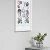 Ramme Globe Hvid 35x50 cm - Passepartout Sort 9x12 inches