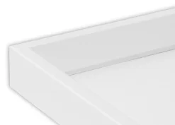 Ramme Globe Hvid 40x40 cm - Passepartout Hvid 32x32 cm