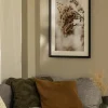 Ramme Globe Sort 50x60 cm - Passepartout Hvid 14x18 inches