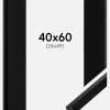 Ramme Globe Sort 40x60 cm - Passepartout Sort 25x50 cm