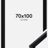 Ramme Globe Sort 70x100 cm - Passepartout Sort 62x85 cm