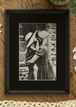 Ramme Globe Sort 20x30 cm - Passepartout Sort 15x21 cm (A5)