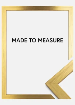 Ramme Gold Wood - Valgfri Størrelse (Akrylglas)