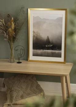 Ramme Gold Wood - Valgfri Størrelse (Akrylglas)