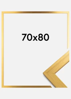 Ramme Gold Wood Akrylglas 70x80 cm