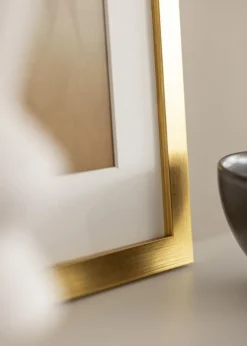 Ramme Gold Wood Akrylglas 70x100 cm