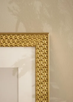 Ramme Grace Guld 13x18 cm - Passepartout Hvid 9x13 cm