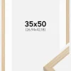 Ramme Grimsåker Eg 35x50 cm - Passepartout Hvid 11x17 inches