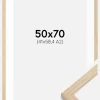 Ramme Grimsåker Eg 50x70 cm - Passepartout Hvid 42x59,4 cm (A2)