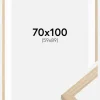 Ramme Grimsåker Eg 70x100 cm - Passepartout Hvid 60x90 cm