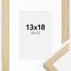 Ramme Grimsåker Eg 13x18 cm - Passepartout Hvid 9x13 cm