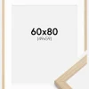 Ramme Grimsåker Eg 60x80 cm - Passepartout Hvid 50x60 cm