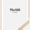Ramme Grimsåker Eg 70x100 cm - Passepartout Hvid 62x85 cm