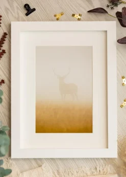 Ramme Hathor Hvid - Valgfri Størrelse (Akrylglas)