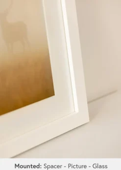 Ramme Hathor Hvid - Valgfri Størrelse (Akrylglas)