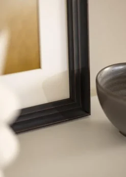 Ramme Heby Sort - Valgfri Størrelse (Plexiglas)