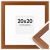 Ramme Hermes Bog 20x20 cm - Passepartout Hvid 4x4 inches