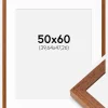 Ramme Hermes Bog 50x60 cm - Passepartout Hvid 16x19 inches