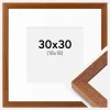 Ramme Hermes Bog 30x30 cm - Passepartout Hvid 19x19 cm