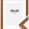 Ramme Hermes Bog 20x25 cm - Passepartout Hvid 15x20 cm