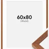 Ramme Hermes Bog 60x80 cm - Passepartout Hvid 50x65 cm