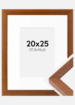Ramme Hermes Bog 20x25 cm - Passepartout Hvid B6 125x176 mm