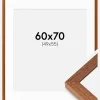 Ramme Hermes Bog 60x70 cm - Passepartout Hvid 50x56 cm