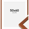 Ramme Hermes Kirsebær 50x60 cm - Passepartout Hvid 42x50 cm