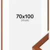 Ramme Hermes Kirsebær 70x100 cm - Passepartout Hvid 50x85 cm