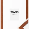 Ramme Hermes Kirsebær 20x30 cm - Passepartout Hvid 9x11 cm