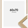 Ramme Hermes Naturlig Eg 60x70 cm - Passepartout Hvid 50x61 cm