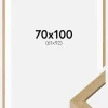 Ramme Hermes Naturlig Eg 70x100 cm - Passepartout Hvid 62x93 cm