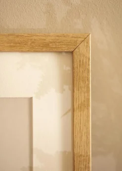 Ramme Hermes Naturlig Eg 20x25 cm - Passepartout Hvid B6 125x176 mm