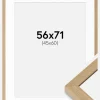 Ramme Hermes Naturlig Eg 56x71 cm - Passepartout Hvid 46x61 cm