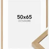 Ramme Hermes Naturlig Eg 50x65 cm - Passepartout Hvid 15x22 inches