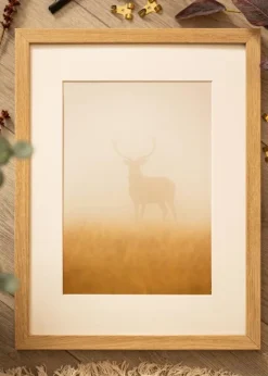 Ramme Hermes Naturlig Eg 20x30 cm - Passepartout Hvid 9x11 cm