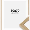 Ramme Hermes Naturlig Eg 60x70 cm - Passepartout Hvid 20x24 inches