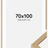 Ramme Hermes Naturlig eg 70x100 cm - Passepartout Hvid 59,4x84 cm
