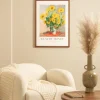 Ramme Hermes Teak 50x70 cm - Passepartout Hvid 16x24 inches
