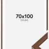 Ramme Hermes Teak 70x100 cm - Passepartout Hvid 62x85 cm