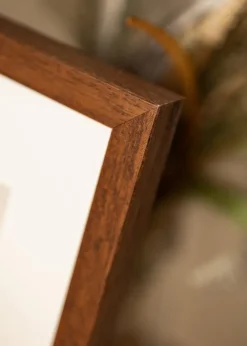 Ramme Hermes Teak 70x100 cm - Passepartout Hvid 62x85 cm