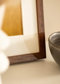 Ramme Hermes Teak 60x90 cm - Passepartout Hvid 50x80 cm