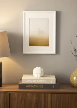 Ramme Högbo Hvid - Valgfri Størrelse (Plexiglas)