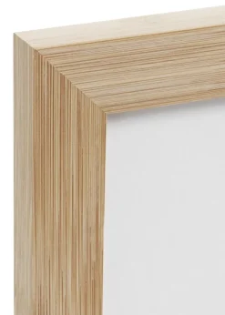 Ramme Hoei Bambus 50x70 cm - Passepartout Hvid 33x56 cm