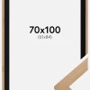 Ramme Hoei Bambus 70x100 cm - Passepartout Sort 62x85 cm