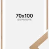 Ramme Hoei Bambus 70x100 cm - Passepartout Hvid 24x36 inches