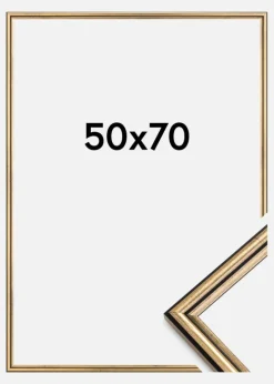 Ramme Horndal Akrylglas Guld 50x70 cm