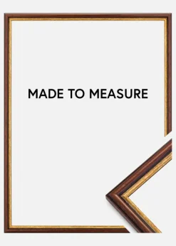 Ramme Horndal Brun - Valgfri Størrelse (Plexiglas)