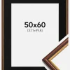Ramme Horndal Brun 50x60 cm - Passepartout Sort 15x20 inches